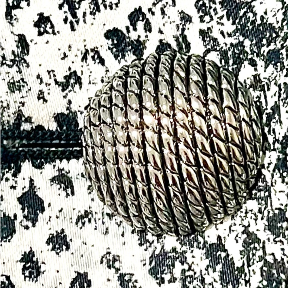 St John Black & White Snakeskin Python Print Cott… - image 4